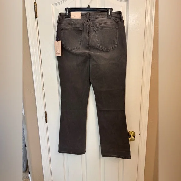 NYDJ Castle Hill Ankle Length Barbara Bootcut Gray Jeans Women's Size 10 New - Picture 6 of 7